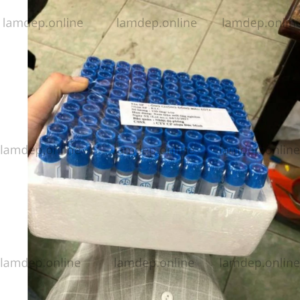 Ống nghiệm nhựa nắp xanh có chất chống đông máu